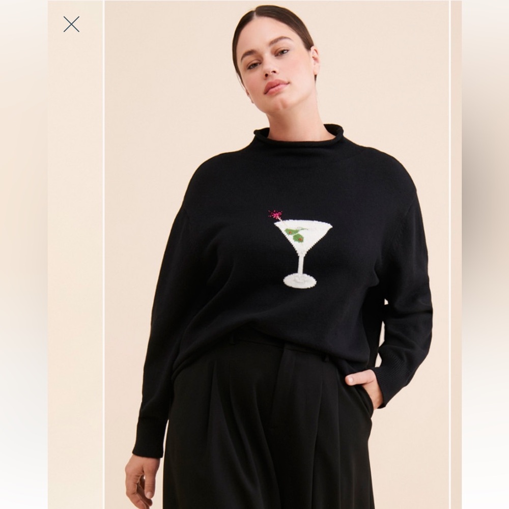 Rachel Antonoff Martini Mockneck Sweater